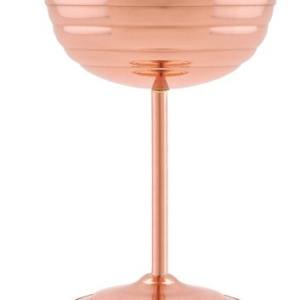 Özel Bakır Zo-Martini Kadeh Düz 250 Ml Kırmızı