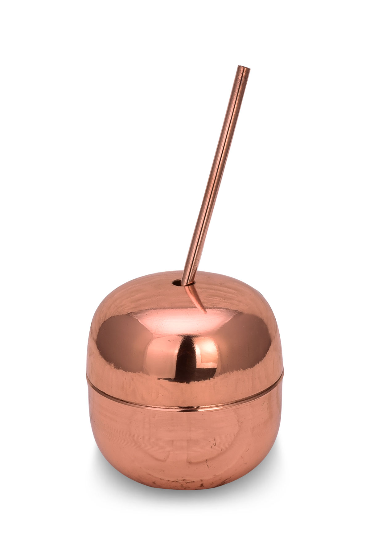 Bakır Apple Cocktaıl Pipetli Düz 250 Ml